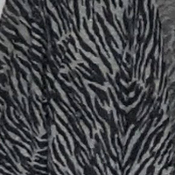 Sheer bolero shrug / cover-up open-front flowy zebra print medium Strazzi - Picture 3 of 8